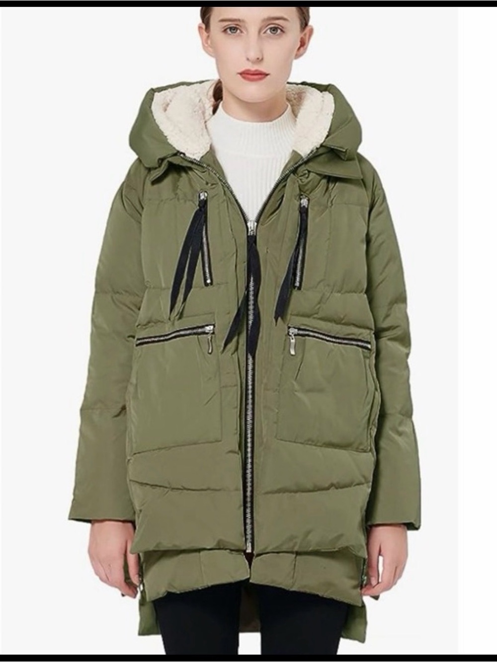 Orolay Thicken Down Jacket Coat Green